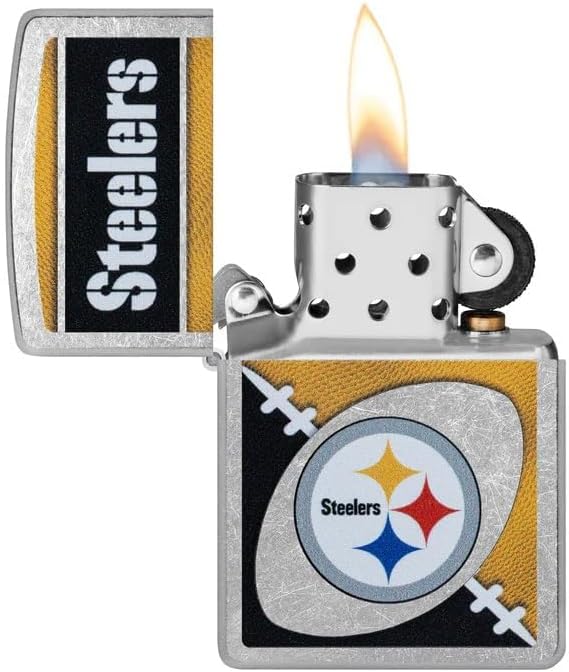 Zippo Personalized Latest Style Lighter NFL - Free Laser Engraving (Pittsburgh)