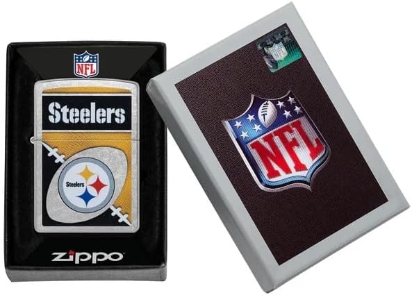 Zippo Personalized Latest Style Lighter NFL - Free Laser Engraving (Pittsburgh)