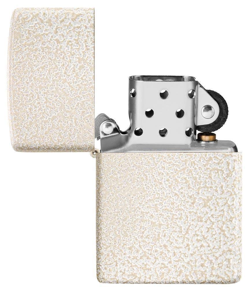 Zippo Classic Black Crackle Pocket Lighter - Windproof & Refillable Flip-Top Metal Lighter - Everyday Use Pocket Lighters - Luxury Lighters Made in USA