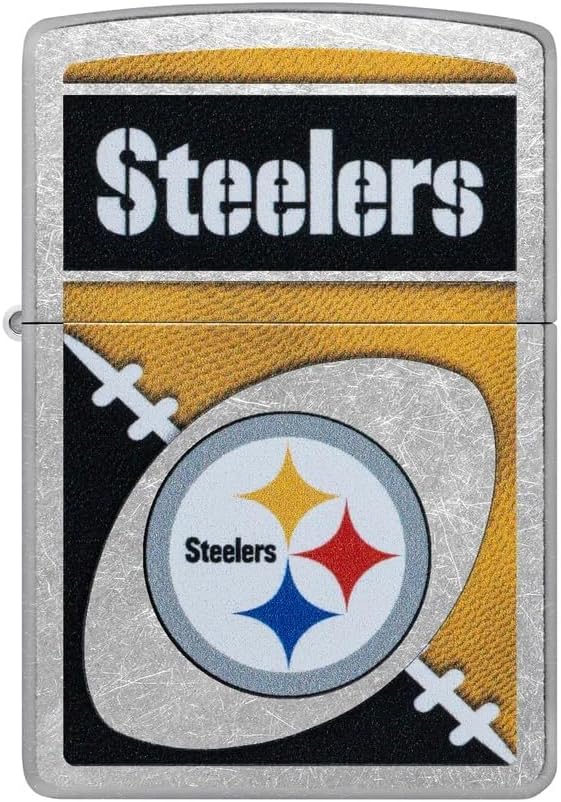 Zippo Personalized Latest Style Lighter NFL - Free Laser Engraving (Pittsburgh)