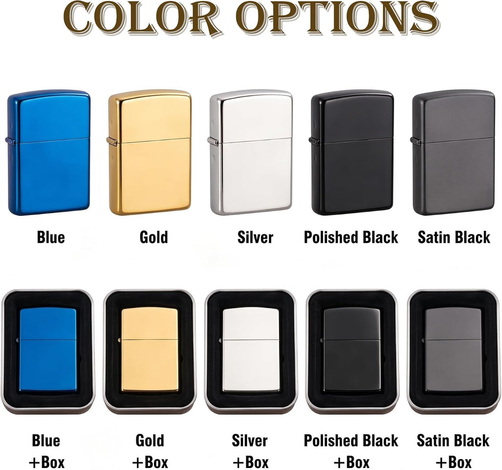 Personalized Engraved Lighter,Groomsman Gift（Silver，Lighter only）