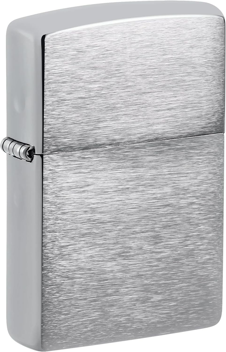Zippo Classic Brushed Chrome Pocket Lighter - Windproof & Refillable Flip-Top Metal Lighter - Everyday Use Pocket Lighters - Luxury Lighters Made in USA