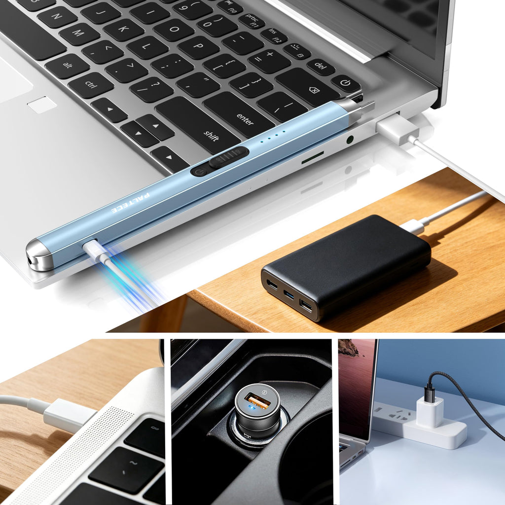 Upgraded Electric Lighter, USB C Rechargeable Flameless Plasma Arc Lighters with LED Display, Windproof Candle Lighter for BBQ Camping Kitchen, Safety Lock, for Men Women (Black)
