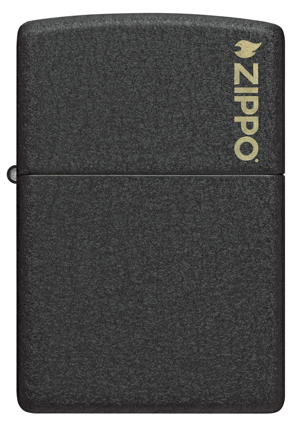 Zippo Classic Black Crackle Pocket Lighter - Windproof & Refillable Flip-Top Metal Lighter - Everyday Use Pocket Lighters - Luxury Lighters Made in USA