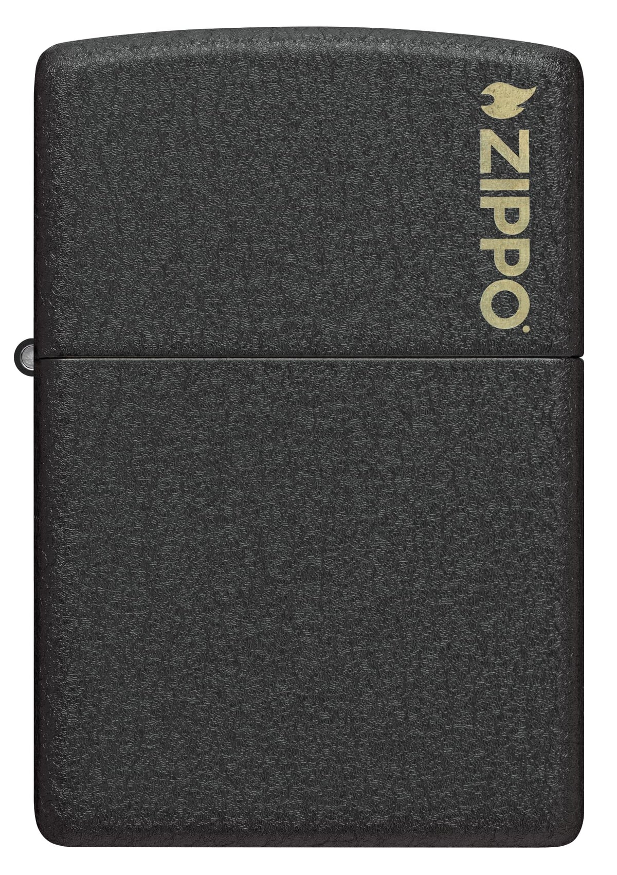 Zippo Classic Black Crackle Pocket Lighter - Windproof & Refillable Flip-Top Metal Lighter - Everyday Use Pocket Lighters - Luxury Lighters Made in USA
